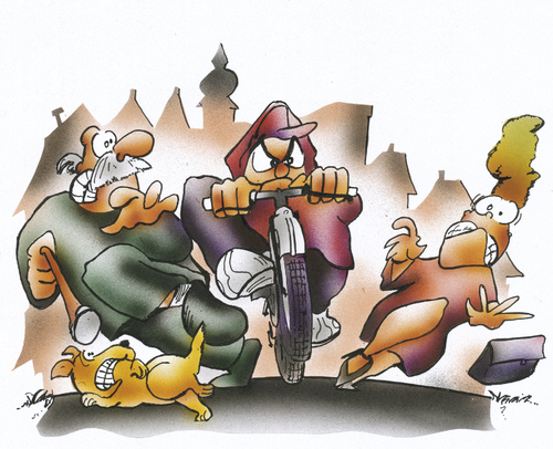 Cartoon: Kampfradler (medium) by HSB-Cartoon tagged kampfradler,radfahrer,fußgänger,passanten,jugendliche,youth,bike,biker,bicycle,bicyclingfunsport,airbrush,kampfradler,radfahrer,fußgänger,passanten,jugendliche,bicycle,bike