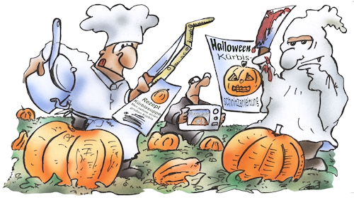 Cartoon: Kürbisernte (medium) by HSB-Cartoon tagged kürbis,kürbisernte,hokkaido,butternut,muskatkürbis,kürbisfeld,koch,kochen,halloween,kürbiskopf,grauen,schnitzen,flaschenkürbis,feldfrucht,geist,gespenst,kürbis,kürbisernte,hokkaido,butternut,muskatkürbis,kürbisfeld,koch,kochen,halloween,kürbiskopf,grauen,schnitzen,flaschenkürbis,feldfrucht,geist,gespenst