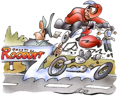 Cartoon: Motorradverbot am Wochenende (medium) by HSB-Cartoon tagged motorrad,motorradfahrer,bike,fahrverbot,motorradverbot,verordnung,funbike,enduro,lärmbelästigung,rennmaschine,motorsport,bundesrat,straßenverkehr,fahrspass,fahrspaß,verkehrsstrafe,tuning,motorradszene,motorradtour,cartoon,cartoonzeichner,motorrad,motorradfahrer,bike,fahrverbot,motorradverbot,verordnung,funbike,enduro,lärmbelästigung,rennmaschine,motorsport,bundesrat,straßenverkehr,fahrspass,fahrspaß,verkehrsstrafe,tuning,motorradszene,motorradtour,cartoon,cartoonzeichner