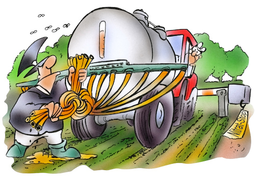 Cartoon: Nitratwerte (medium) by HSB-Cartoon tagged barrier,environment,farm,farmer,acker,agrar,agrarökonom,airbrush,barriere,bauer,beschränkung,cartoon,cartoonist,düngen,dünger,emission,emissionen,feld,feldarbeit,gülle,güllefass,hsb,hsbcartoon,illustrationszeichner,karikaturist,landwirt,landwirtschaft,nitrat,nitratwert,nitratwerte,schleppschlauch,schranke,sperre,stop,traktor,trecker,umwelt,barrier,environment,farm,farmer,acker,agrar,agrarökonom,airbrush,barriere,bauer,beschränkung,cartoon,cartoonist,düngen,dünger,emission,emissionen,feld,feldarbeit,gülle,güllefass,hsb,hsbcartoon,illustrationszeichner,karikaturist,landwirt,landwirtschaft,nitrat,nitratwert,nitratwerte,schleppschlauch,schranke,sperre,stop,traktor,trecker,umwelt