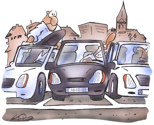 Cartoon: Parkplatzmangel (medium) by HSB-Cartoon tagged parken,parkplatz,parkhaus,parkuhr,parkdauer,karikatur,aut,autofahrer,strassenverkehr,innenstadt,enge,knöllchen,parkplatzgebühr,parkwächter,parken,parkplatz,parkhaus,parkuhr,parkdauer,karikatur,aut,autofahrer,strassenverkehr,innenstadt,enge,knöllchen,parkplatzgebühr,parkwächter