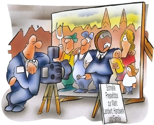 Cartoon: Pressefotos (medium) by HSB-Cartoon tagged business,election,family,farmer,photo,picture,politics,press,trade,abgeordnete,abgeordneter,airbrush,aufstellwand,bauer,bericht,berichterstattung,bundestag,bundestagsabgeordneter,familie,foto,fotografie,handwerk,handwerker,hsb,hsbcartoon,karikatur,kind,kinder,landtag,landtagsabgeordneter,landwirt,landwirtschaft,lokalkarikatur,lokalpolitik,lokalpolitiker,medien,medienpräsenz,medienwirksam,medienwirksamkeit,mitarbeiter,motiv,mutter,politik,politiker,presse,pressefoto,pressetermin,reportage,reporter,wahl,wahlkampf,wählen,wähler,zeitschrift,zeitung,zeitungsartikel,business,election,family,farmer,photo,picture,politics,press,trade,abgeordnete,abgeordneter,airbrush,aufstellwand,bauer,bericht,berichterstattung,bundestag,bundestagsabgeordneter,familie,foto,fotografie,handwerk,handwerker,hsb,hsbcartoon,karikatur,kind,kinder,landtag,landtagsabgeordneter,landwirt,landwirtschaft,lokalkarikatur,lokalpolitik,lokalpolitiker,medien,medienpräsenz,medienwirksam,medienwirksamkeit,mitarbeiter,motiv,mutter,politik,politiker,presse,pressefoto,pressetermin,reportage,reporter,wahl,wahlkampf,wählen,wähler,zeitschrift,zeitung,zeitungsartikel