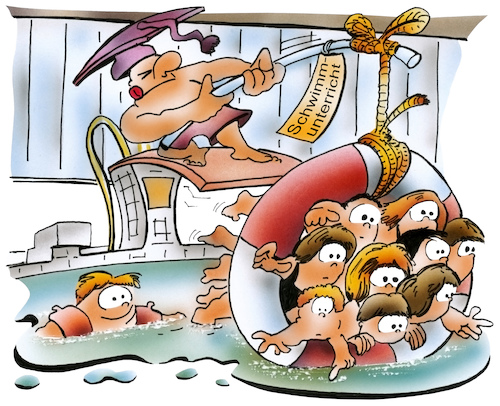 Cartoon: Schwimmkurs (medium) by HSB-Cartoon tagged schwimmen,schwimmbad,schwimmkurs,freibad,hallenbad,bad,bäder,schwimmmeister,bademeister,dlrg,schwimmreifen,schwimmschule,nichtschwimmer,wasser,wassersport,badehose,schwimmunterricht,schwimmlehrer,unterricht,schulfach,cartoon,cartoonzeichner,cartoonist,airbrush,schwimmen,schwimmbad,schwimmkurs,freibad,hallenbad,bad,bäder,schwimmmeister,bademeister,dlrg,schwimmreifen,schwimmschule,nichtschwimmer,wasser,wassersport,badehose,schwimmunterricht,schwimmlehrer,unterricht,schulfach,cartoon,cartoonzeichner,cartoonist,airbrush