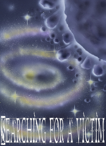 Cartoon: searching for a victim (medium) by HSB-Cartoon tagged universum,all,weltall,comet,komet,galaxie,galaxy,planet,sun,star,victim,sonne,weltraum,space,airbrush,airbrushdesign,airbrushdrawing,art,design,illustration,universum,all,weltall,comet,komet,galaxie,galaxy,planet,sun,star,victim,sonne,weltraum,space,airbrush,airbrushdesign,airbrushdrawing,art,design,illustration