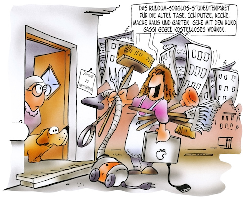 Cartoon: Studentenzimmer (medium) by HSB-Cartoon tagged student,studentenzimmer,studentenbude,studieren,studierender,studentenwohnungwohnung,wohnungsvermietung,zimmer,zimmervermietung,vermieter,mieter,makler,wohnungsnot,wohngsknappheit,immobilie,immobilienmarkt,wohnungsangebot,zimmerangebot,wohnungssuche,zimmersuche,cartoon,cartoonist,karikatur,student,studentenzimmer,studentenbude,studieren,studierender,studentenwohnungwohnung,wohnungsvermietung,zimmer,zimmervermietung,vermieter,mieter,makler,wohnungsnot,wohngsknappheit,immobilie,immobilienmarkt,wohnungsangebot,zimmerangebot,wohnungssuche,zimmersuche,cartoon,cartoonist,karikatur