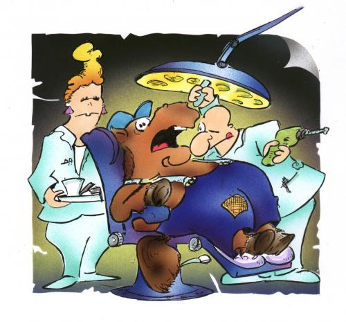 Cartoon: the horsedentist (medium) by HSB-Cartoon tagged animals,horse,dentist,doc,,pferd,huf,hufeisen,stahl,stall,zahnarzt,gesundheit,medizin,tierarzt