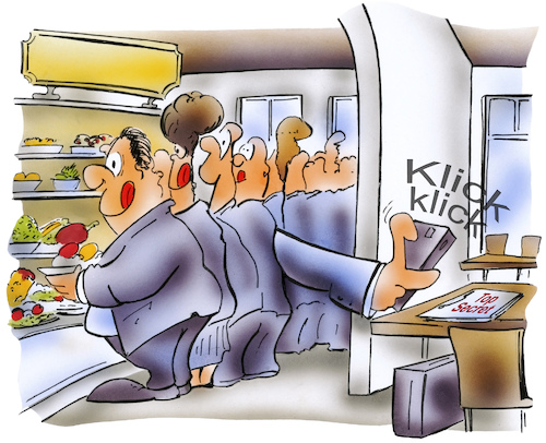 Cartoon: Top Secret (medium) by HSB-Cartoon tagged business,information,secret,top,airbrush,arbeit,arbeitsleben,arbeitswelt,buffet,dokument,dokumente,essen,geheim,geheimhaltung,geheimnis,geschäftsessen,geschäftsmeeting,geschäftspartner,geschäftstermin,hsb,hsbcartoon,karikatur,kunde,lokalkarikatur,meeting,schweigepflicht,streng,termin,treffen,unternehmen,verabredung,verhandlung,verhandlungspartner,vertraulich,vertraulichkeit,vorsicht,business,information,secret,top,airbrush,arbeit,arbeitsleben,arbeitswelt,buffet,dokument,dokumente,essen,geheim,geheimhaltung,geheimnis,geschäftsessen,geschäftsmeeting,geschäftspartner,geschäftstermin,hsb,hsbcartoon,karikatur,kunde,lokalkarikatur,meeting,schweigepflicht,streng,termin,treffen,unternehmen,verabredung,verhandlung,verhandlungspartner,vertraulich,vertraulichkeit,vorsicht