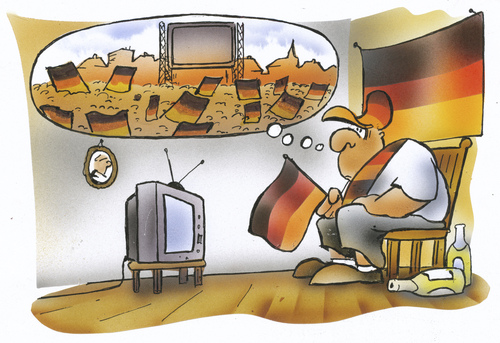 Cartoon: Zwischen den Spielen (medium) by HSB-Cartoon tagged wm,weltmeisterschaft,weltmeister,championship,tv,soccer,football,player,fan,supporter,deutschland,deutschlandfahne,fernsehübertragung,livespiel,liveübertragung,fußballfanfußballcartoon,fußballkarikatur,wm,weltmeisterschaft,weltmeister,championship,tv,soccer,football,player,fan,supporter,deutschland,deutschlandfahne,fernsehübertragung,livespiel,liveübertragung,fußballfanfußballcartoon,fußballkarikatur