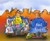 Cartoon: Angebot und Nachfrage (small) by HSB-Cartoon tagged kaufkraft,wirtschaft,geschäft,geld,markt