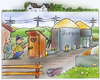 Cartoon: Biogas (small) by HSB-Cartoon tagged biogas,energie,plumpsklo,toilette,strom,stromerzeugung