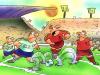 Cartoon: Dribbeling (small) by HSB-Cartoon tagged sport,fussball,soccer,dribbeling,