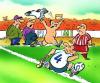 Cartoon: Flügelflitzer (small) by HSB-Cartoon tagged fussball,sport,spieler,soccer,