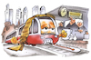 Cartoon: Krankenstand bei der Bahn (small) by HSB-Cartoon tagged db,deutsche,bahn,schienenverkehr,schienenersatzverrkähr,verspätung,zugausfall,zugverspätung,regionalverkehr,regionalbahn,bahnsteig,bahnkunde,pendler,öpnv,zugreise,zugfahrt,fahrplan,karikatur,influenca,cartoon,grippe,krankmeldung,krankenstand,krankheitsbedingt,schnupfen,verschnupft,krankenschein,gelber,schein,bahnhof