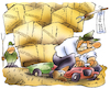 Cartoon: Krise Landwirtschaft (small) by HSB-Cartoon tagged landwirtschaft,bauernhof,bauer,landwirt,agrar,landwirtschaftsminister,landwirtschaftsministerium,höfesterben,biohof,biovorschriften,tierwohl,düngeverordnung,klimawandel,missernte,politik,cartoon