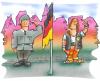 Cartoon: Rekrutenvereidigung (small) by HSB-Cartoon tagged rekruten,bundeswehr,demo,demonstration,soldat,staat,deutschland