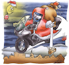 Cartoon: santa claus bike (small) by HSB-Cartoon tagged santa,claus,nikolaus,xmas,bike,cartoon,present,geschenke,moon,weihnachten,advent