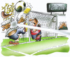 Cartoon: soccer (small) by HSB-Cartoon tagged soccer,goal,football,game,stadion,fußball,tor,torwart,goalkeeper,zuschauer,ball,airbrush