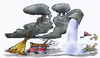 Cartoon: Sturmtief (small) by HSB-Cartoon tagged wetter,sturm,orkan,unwetter,wolke,regen,hagel,wind,windböe,cartoon,caricature,weather,storm,rain,clouds,cloudy,airbrush