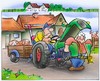 Cartoon: Traktor (small) by HSB-Cartoon tagged trakr trecer landwirtshaft agrar maschine hof farm