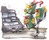 Cartoon: Verkehrsführung (small) by HSB-Cartoon tagged verkehrsführung,verkehrsleitsystem,verkehrsleitung,straßenführung,verkehr,auto,lkw,bus,ampel,ampelanlage,verrückt,straße,stau,warten