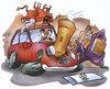 Cartoon: Verkehrsrowdy (small) by HSB-Cartoon tagged raser,auto,autofahrer,verkehr,verkehrsurteil,richter,justiz,verkehrsrowdy,teufel,satan,traffic,devil,justly,car,driver,road,airbrush,airbrushcartoon,illustration
