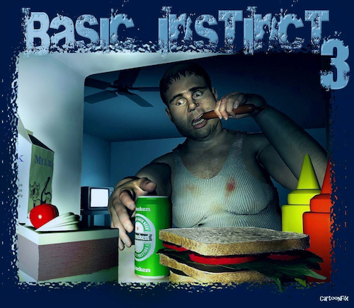 Cartoon: Basic Instinct 3 (medium) by Cartoonfix tagged basic,instinct