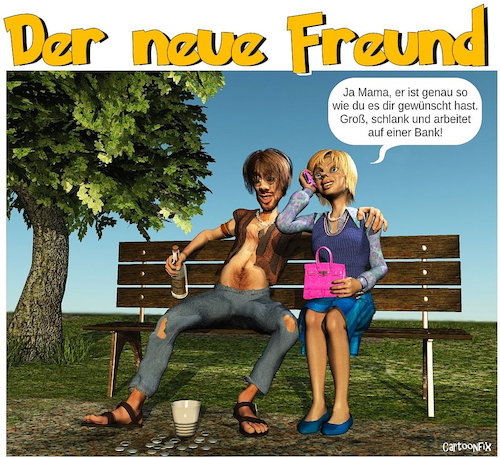 Cartoon: Der neue Freund (medium) by Cartoonfix tagged der,neue,freund