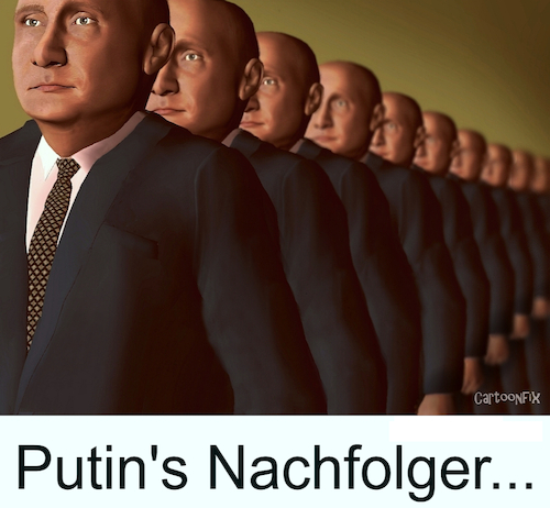 Cartoon: Putins Nachfolger (medium) by Cartoonfix tagged putins,nachfolger,successor