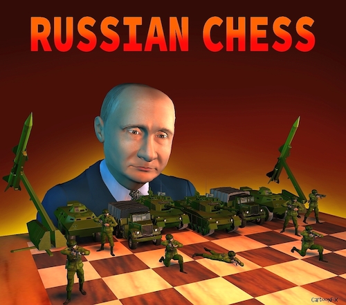 Cartoon: Russian Chess (medium) by Cartoonfix tagged russian,chess,putin,russland,ukraine,krieg