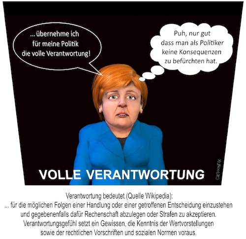 Cartoon: Verantwortung... (medium) by Cartoonfix tagged politiker,verantwortung,übernehmen
