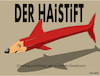 Cartoon: Der HaiStift (small) by Cartoonfix tagged haistift