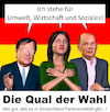 Cartoon: Die Qual der Wahl (small) by Cartoonfix tagged wahlprogramm,parteienvielfalt,cdu,grüne,spd,bundestagswahl,2021