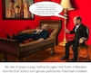 Cartoon: Entspannungs-Verhandlungen (small) by Cartoonfix tagged scholz,putin,moskau,entspannungs,verhandlungen