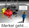 Cartoon: Merkel geht...! (small) by Cartoonfix tagged angela,merkel,bundeskanzlerin,bundestagswahlen,2021