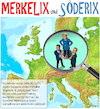 Cartoon: Merkelix und Söderix (small) by Cartoonfix tagged merkelix,und,söderix