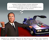 Cartoon: Pistorius Back to the Future (small) by Cartoonfix tagged pistorius,panzerlieferungen,russland,ukraine,krieg,nato,euback,to,the,future