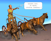 Cartoon: Scholz der Wagenlenker (small) by Cartoonfix tagged olaf,scholz,bundeskanzler,leopard,panzerlieferungen,russland,ukraine,konflikt