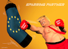 Cartoon: Sparring Partner (small) by Cartoonfix tagged trump,straf,zölle,eu