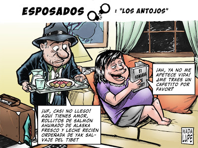 Cartoon: los antojos (medium) by Wadalupe tagged antojos,matrimonio