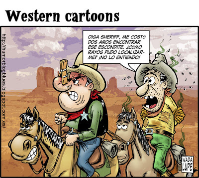 Cartoon: olfato de sheriff (medium) by Wadalupe tagged western,far,west,sheriff