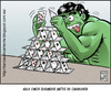 Cartoon: be careful (small) by Wadalupe tagged hulk,comic,angry,cartoon,hobby,relax