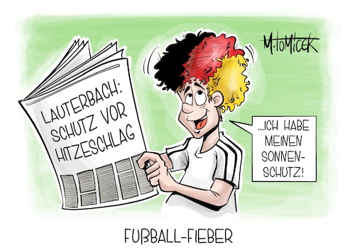 Cartoon: Fußball-Fieber (medium) by Mirco Tomicek tagged lauterbach,hitzeschutz,hitze,sommer,sonne,sonnenschutz,schutz,hitzeplan,hitzepläne,hitzeschutzplan,kliniken,pflegeeinrichtungen,fußball,em,europameisterschaft,karikatur,pressekarikatur,cartoon,mirco,tomicek,lauterbach,hitzeschutz,hitze,sommer,sonne,sonnenschutz,schutz,hitzeplan,hitzepläne,hitzeschutzplan,kliniken,pflegeeinrichtungen,fußball,em,europameisterschaft,karikatur,pressekarikatur,cartoon,mirco,tomicek