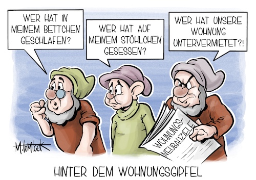 Hinter dem Wohnungsgipfel