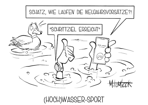 Hochwasser-Sport