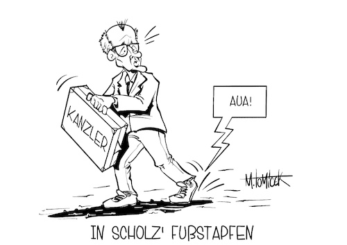 In Scholz Fußstapfen In Scholz Fußstapfen