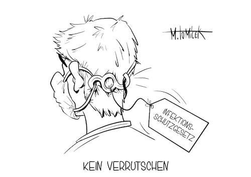 Cartoon: Kein verrutschen (medium) by Mirco Tomicek tagged jens,spahn,infektionsschutzgesetz,gastronomie,restaurants,freizeit,corona,covid19,maßnahmen,gerichtsfest,bundestag,beratung,infektion,schutz,schutzgesetz,gesetz,virus,viren,infektionen,fallzahlen,pandemie,beschränkungen,cartoon,pressekarikatur,karikatur,mirco,tomicek,jens,spahn,infektionsschutzgesetz,gastronomie,restaurants,freizeit,corona,covid19,maßnahmen,gerichtsfest,bundestag,beratung,infektion,schutz,schutzgesetz,gesetz,virus,viren,infektionen,fallzahlen,pandemie,beschränkungen,cartoon,pressekarikatur,karikatur,mirco,tomicek