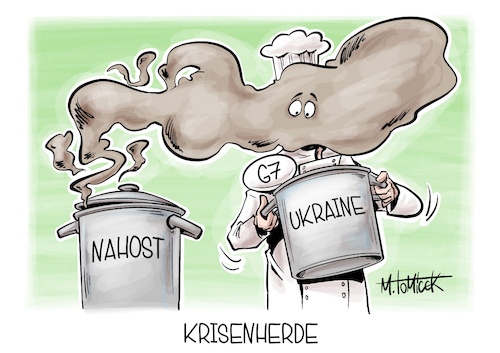 Cartoon: Krisenherde (medium) by Mirco Tomicek tagged g7,staaten,frankreich,abkommen,einigung,frieden,friedenspläne,friedensverhandlungen,iran,usa,trump,amerika,straße,von,hormus,ukraine,krieg,russland,verhandlungen,verhandlung,kriege,krisenherd,karikatur,cartoon,pressekarikatur,mirco,tomicek,g7,staaten,frankreich,abkommen,einigung,frieden,friedenspläne,friedensverhandlungen,iran,usa,trump,amerika,straße,von,hormus,ukraine,krieg,russland,verhandlungen,verhandlung,kriege,krisenherd,karikatur,cartoon,pressekarikatur,mirco,tomicek