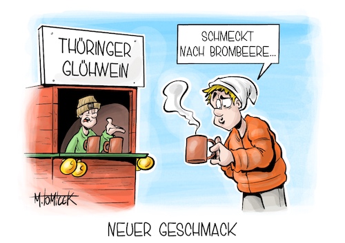 Cartoon: Neuer Geschmack (medium) by Mirco Tomicek tagged cdu,bsw,spd,brombeer,koalition,thüringen,brombeerkoalition,wagenknecht,neuwahlen,wahlen,weihnachtsmarkt,glühwein,karikatur,pressekarikatur,cartoon,mirco,tomicek,cdu,bsw,spd,brombeer,koalition,thüringen,brombeerkoalition,wagenknecht,neuwahlen,wahlen,weihnachtsmarkt,glühwein,karikatur,pressekarikatur,cartoon,mirco,tomicek