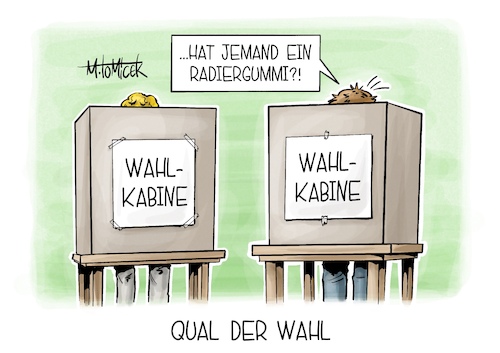 Qual der Wahl