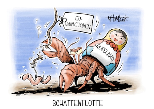 Cartoon: Schattenflotte (medium) by Mirco Tomicek tagged russische,schattenflotte,schatten,flotte,russland,putin,eu,sanktionen,sanktion,schiffe,ostsee,ostseestaaten,einsatz,scholz,deutsche,meer,tanker,cartoon,karikatur,pressekarikatur,mirco,tomicek,russische,schattenflotte,schatten,flotte,russland,putin,eu,sanktionen,sanktion,schiffe,ostsee,ostseestaaten,einsatz,scholz,deutsche,meer,tanker,cartoon,karikatur,pressekarikatur,mirco,tomicek